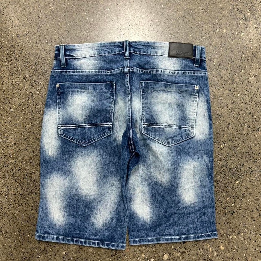 Vintage Southpole Acid Wash Baggy Jeans Shorts Jorts Y2K (Size 30)